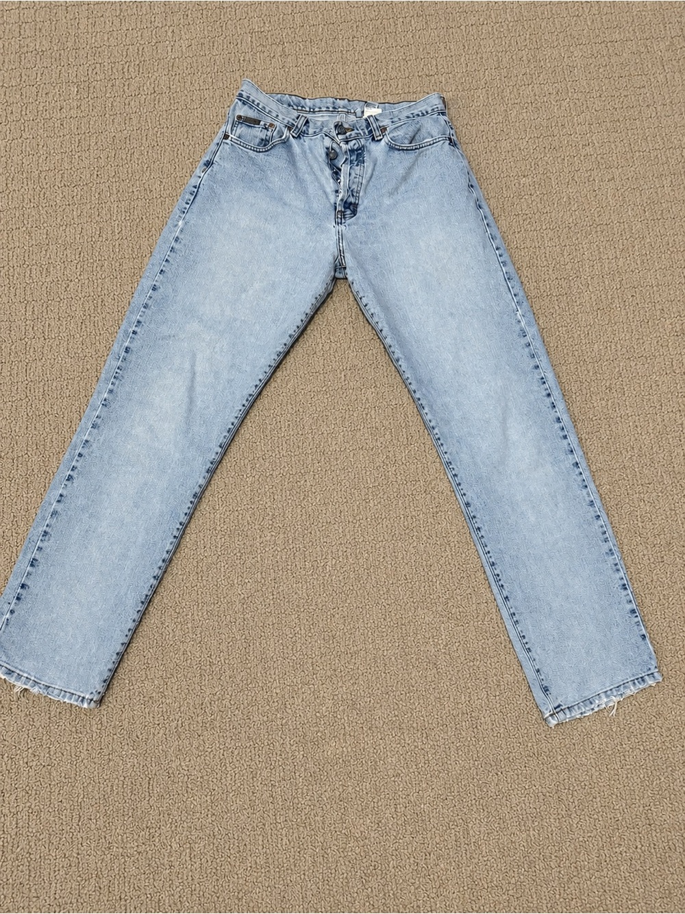 90’s Calvin Klein  Light Blue  Straight-Leg Jeans Size 11
